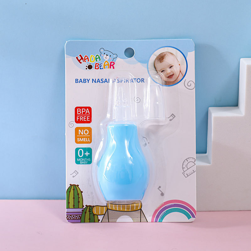 Baby Manual Nasal Aspirator Cold Nose Nasal Congestion Cleaner Silicone Baby Pump Nasal Aspirator