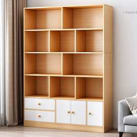 书柜家用书房开放式书架展示架客厅简易隔断置物架卧室组装收纳柜