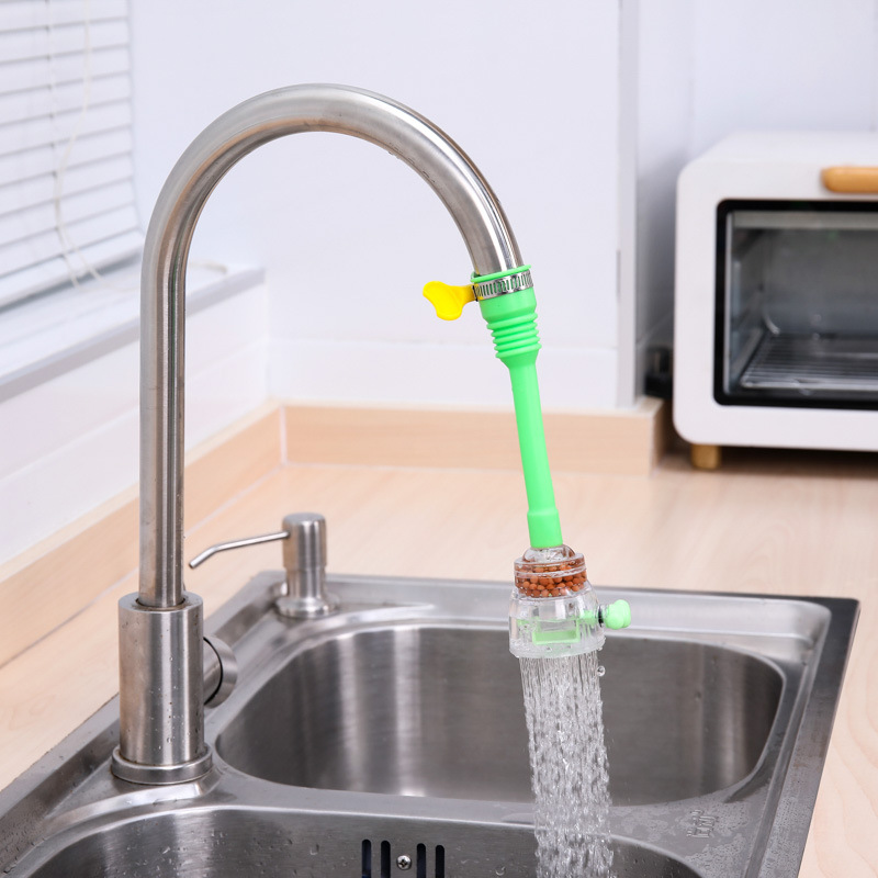 Kitchen Faucet Filter with Switch Nozzle Tap Water Water Filter Rotary Splash Proof Shower Household 003