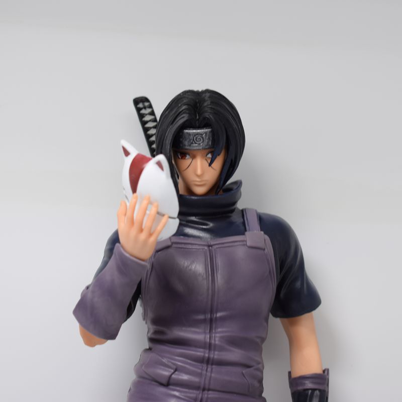 火影忍者 晓组织 暗部 宇智波鼬 面具 站姿 盒装手办公仔摆件模型