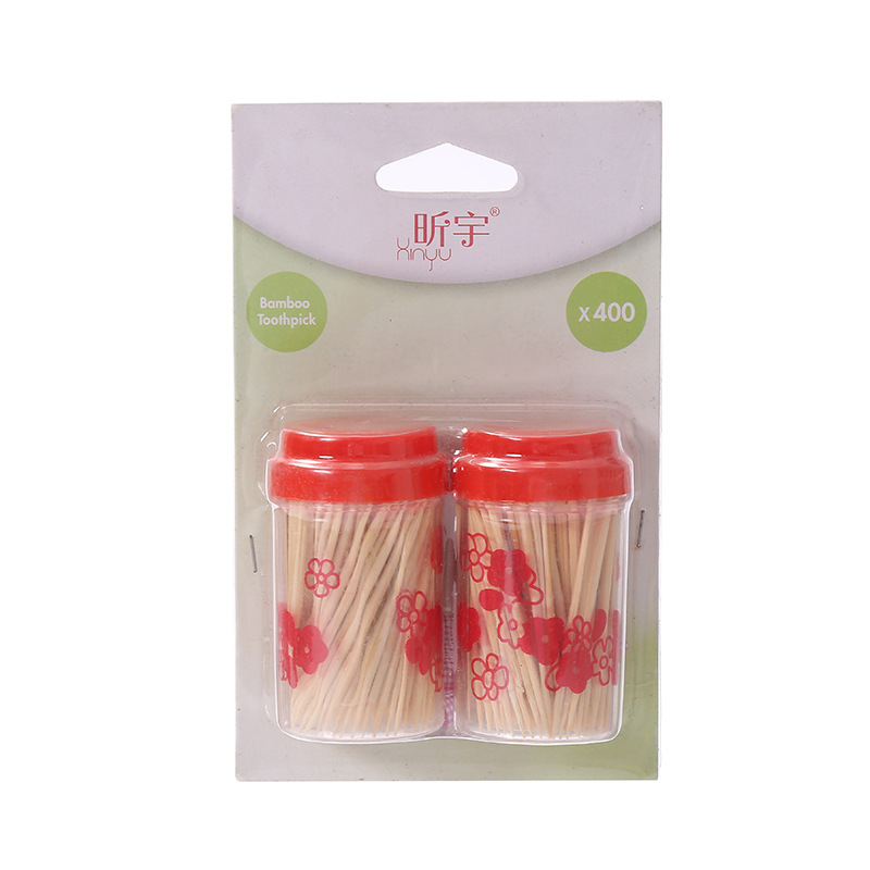 Amazon Toothpick Wholesale Disposable Double-Headed Pointed Tube Home Use and Commercial Use Toothpick Box AliExpress Supply Wholesale