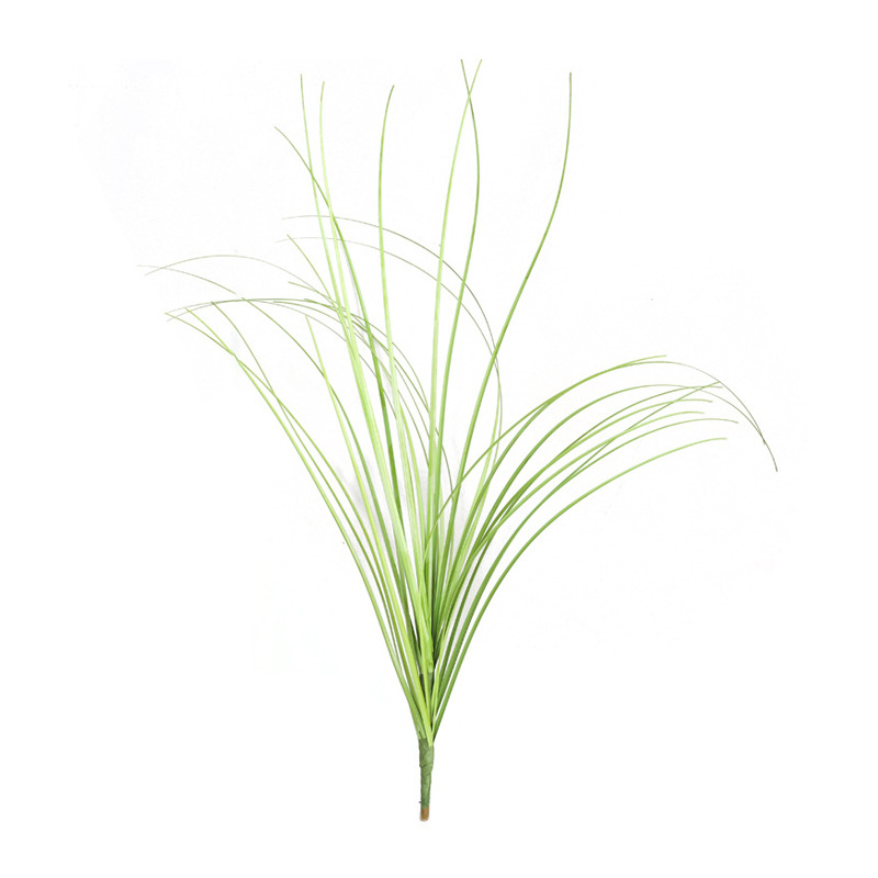 Nordic Ins Style Home Simulation Single Papyrus Indoor Simulation Plant Wall Simulation Green Onion Grass Fake Flowers