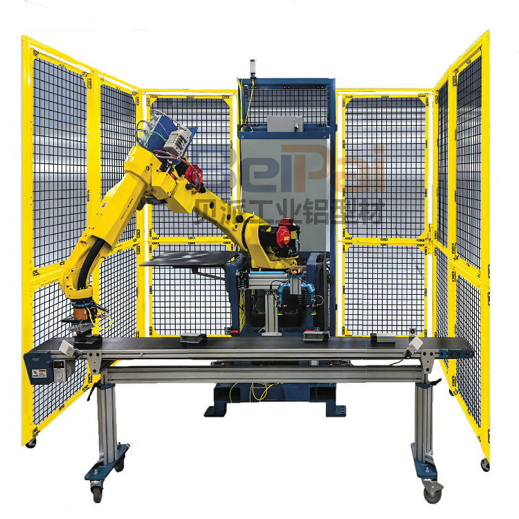 机器人焊接工作站防护玻璃工作围栏移门仓库隔离车间隔离栅栏