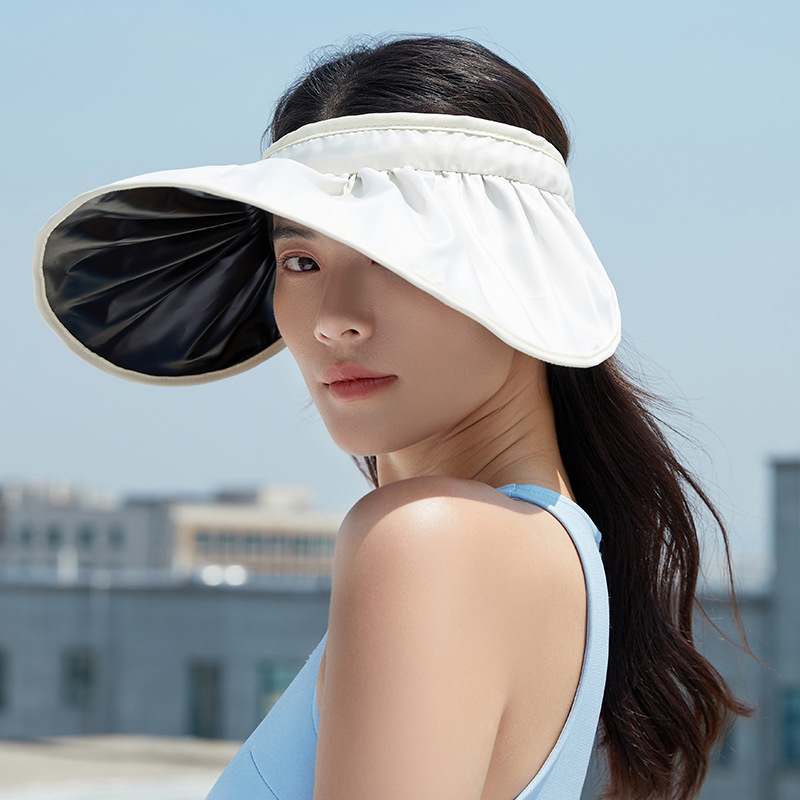 Sun Protection Hat Children's Summer Uv Protection Vinyl Shell-like Bonnet Sunshade Air Top Sun Hat [One Piece Dropshipping]]