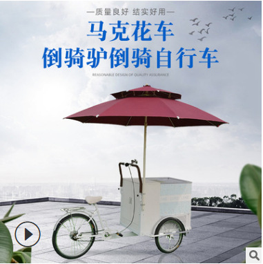 马克花车倒骑驴倒骑自行车冰淇淋花车冰激凌花车货源稳定
