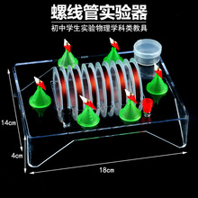 通电螺线管 物理左手定则安培定律 学生实验器材磁针磁粉教学仪器