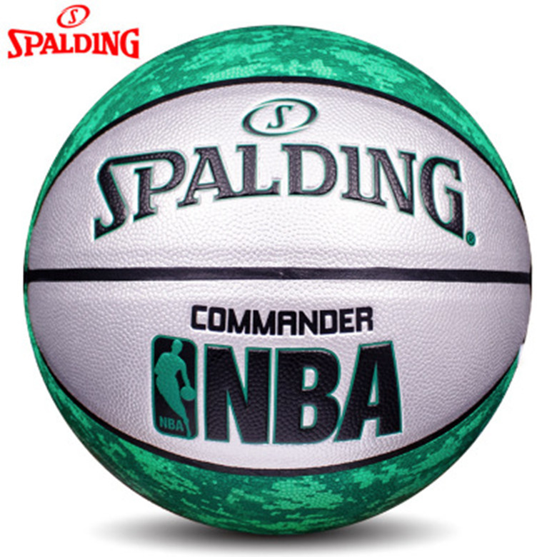 斯伯丁篮球正品76-248y手感nba比赛室内外青少年训练7号成人耐磨