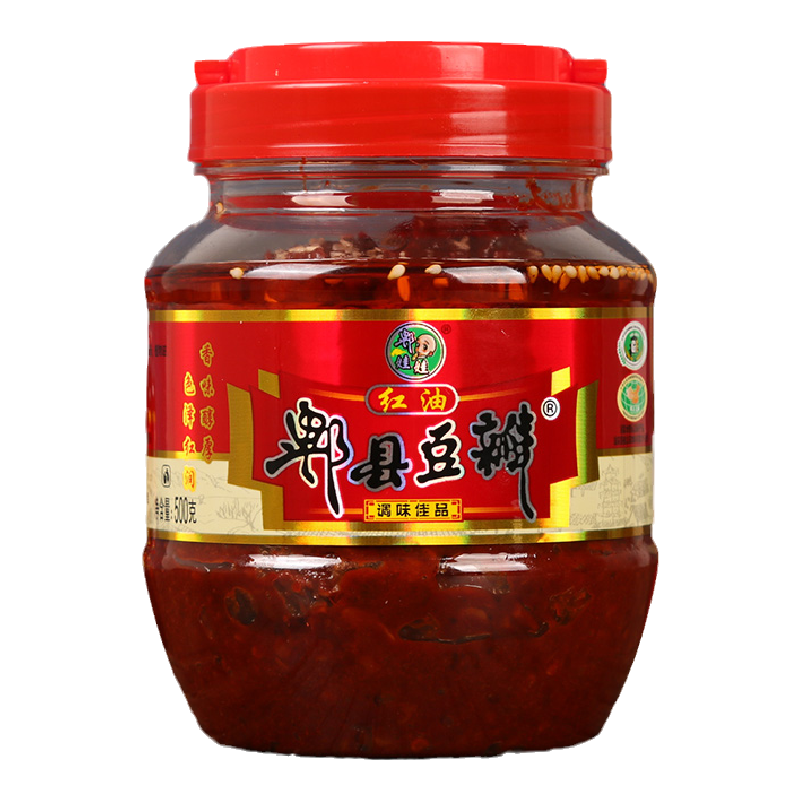 四川特产郫县豆瓣酱500g家用红油炒菜香辣规格川菜辣椒调料酱