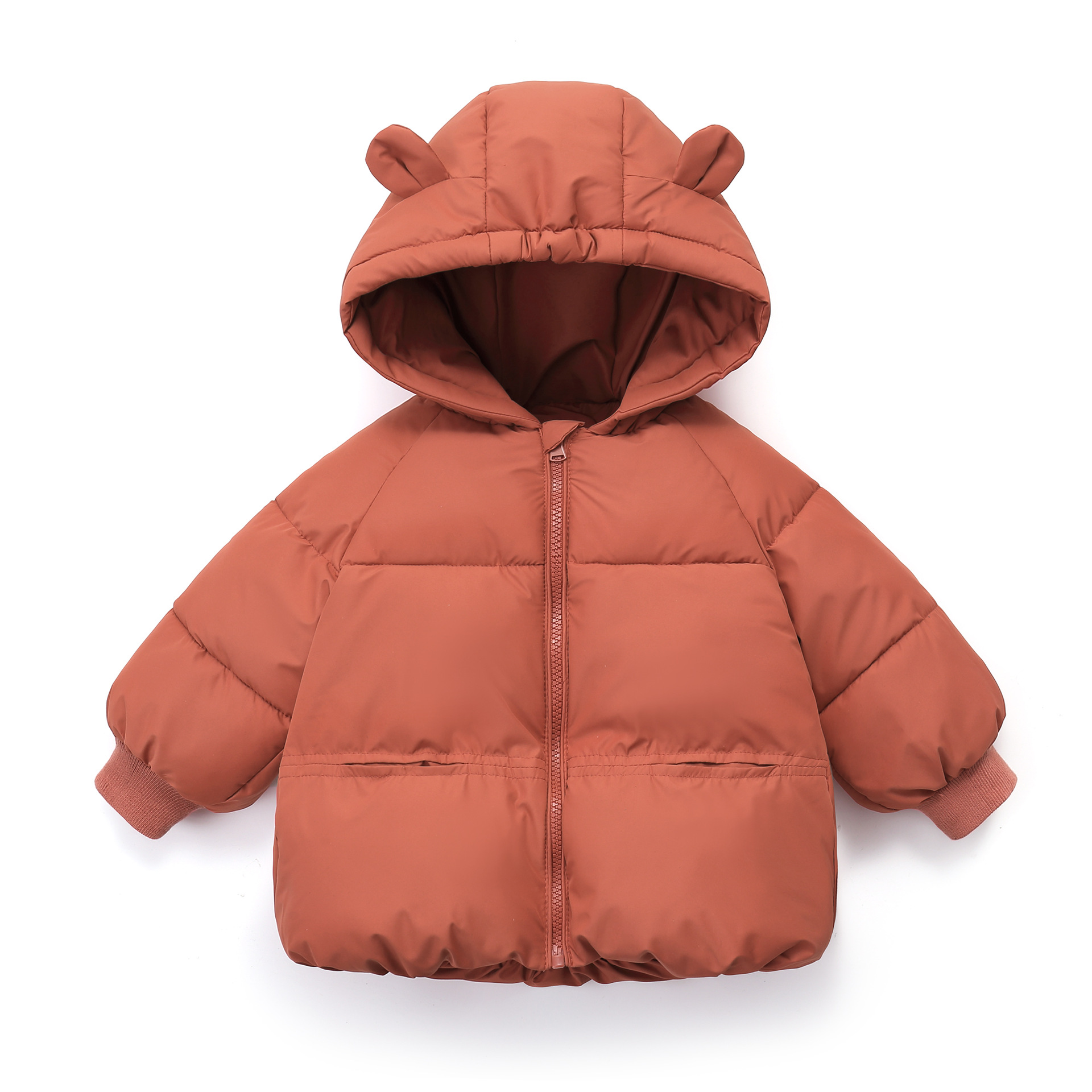 2023 New Children's down and Wadded Jacket Autumn and Winter Thickened Baby Medium and Older Children's Coats Cotton-Padded Jacket Korean Fashion for Boys and Girls