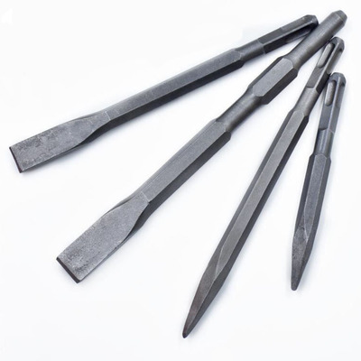 厂家批发电锤电镐凿子 电锤电镐专用方柄六角柄凿子尖扁凿