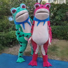 充气网红青蛙卡通人偶服装葫芦娃玩偶服癞蛤蟆精人偶装玩偶服衣服
