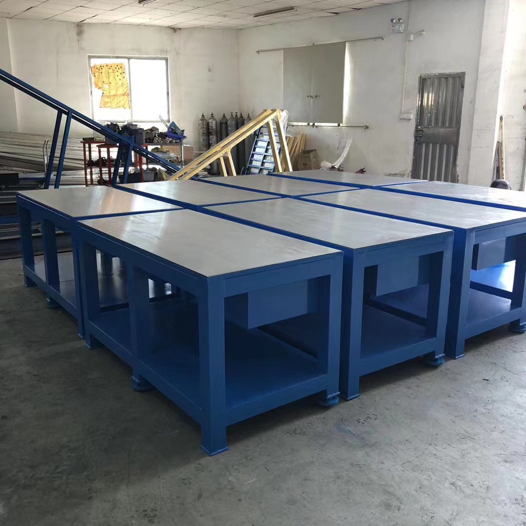 重量型模具钢板桌水磨铁板工作台车间焊接工作台加厚工模台