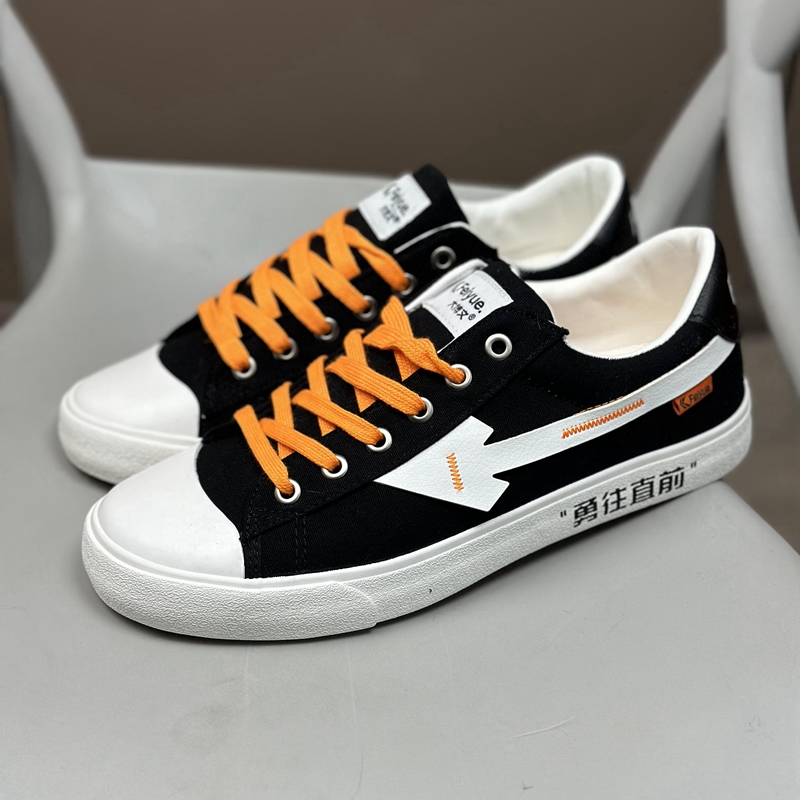 飞跃帆布鞋男2021春夏新款小白鞋ulzzang潮原宿百搭学生ins板鞋子