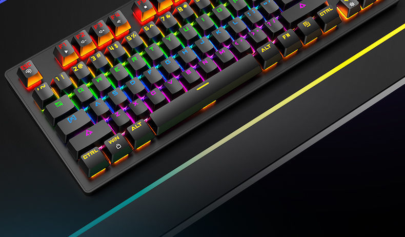 键盘机械青轴黑轴87牧马人英雄联盟电竞游戏打字键盘鼠标套装