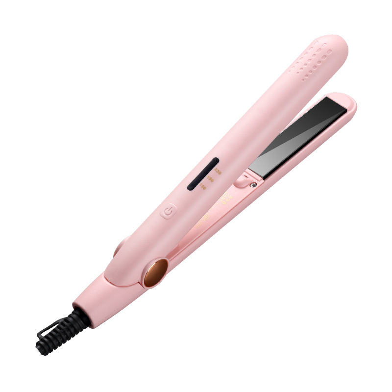 Cross-Border Hair Straightener Wet and Dry Hair Straightener Board Led Digital Display Negative Ion Air Bangs Curly Hair Hair Straightener