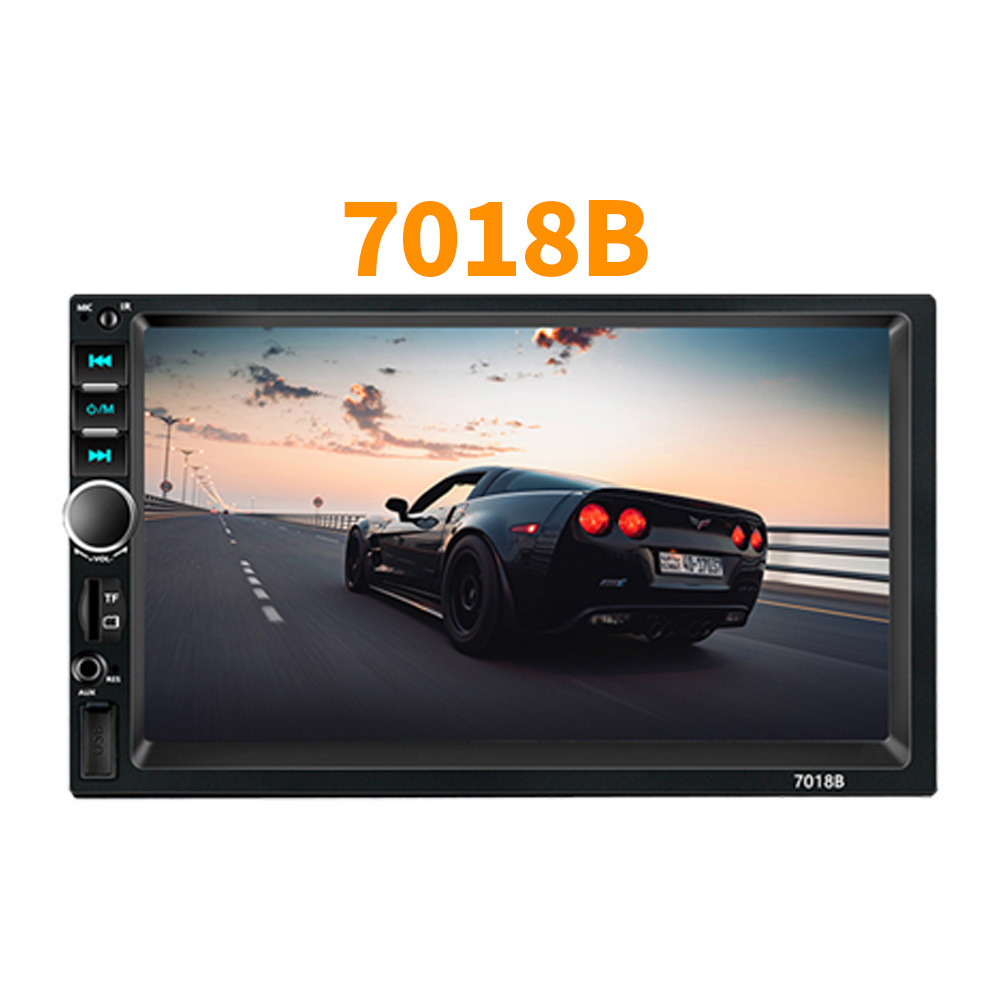 7-Inch Car Multimedia CarPlay Central Control Universal Radio Double Ingot 2din Bluetooth Vehicle-Mounted MP5 Player