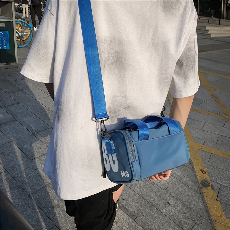 New Men's Bags Portable Crossbody Bag Trendy Japanese Style Nylon Couple Student Messenger Casual Shoulder Bag