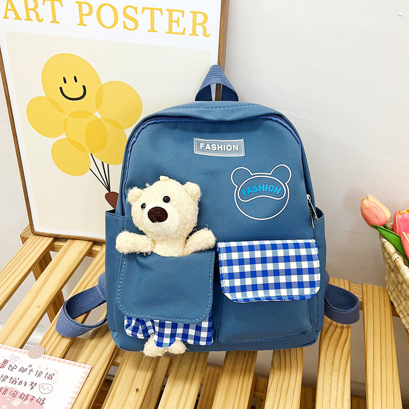 New Bear Children's Bags 2023 Summer Sales Cartoon Bear Children's Backpack New Large Wholesale