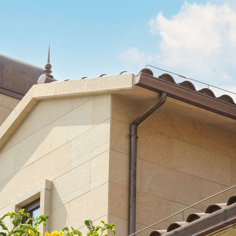 檐沟厂家建筑天沟装饰颜色纯铜成品天沟别墅雨水管屋檐铝合金复古