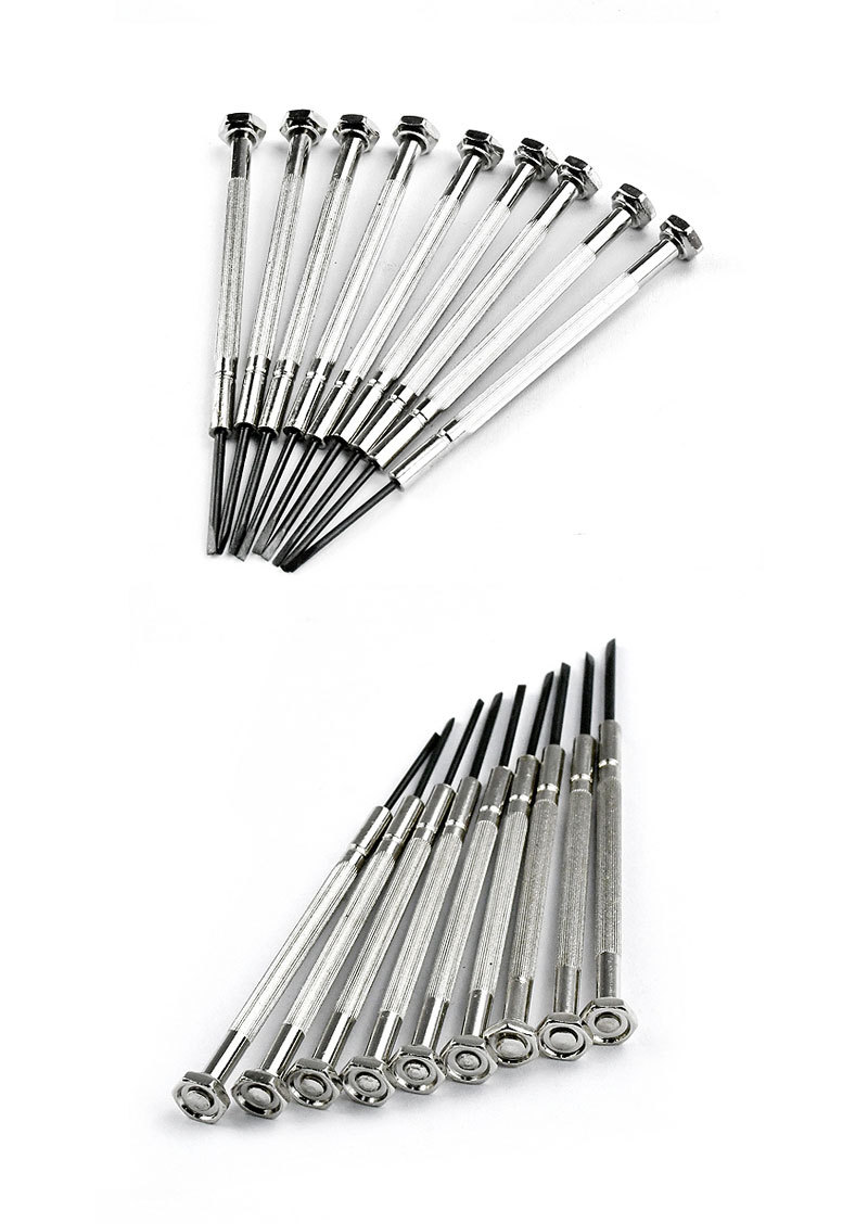 外贸款 银色一字螺丝刀 修表工具 小螺丝刀 起子 各类尺寸齐全