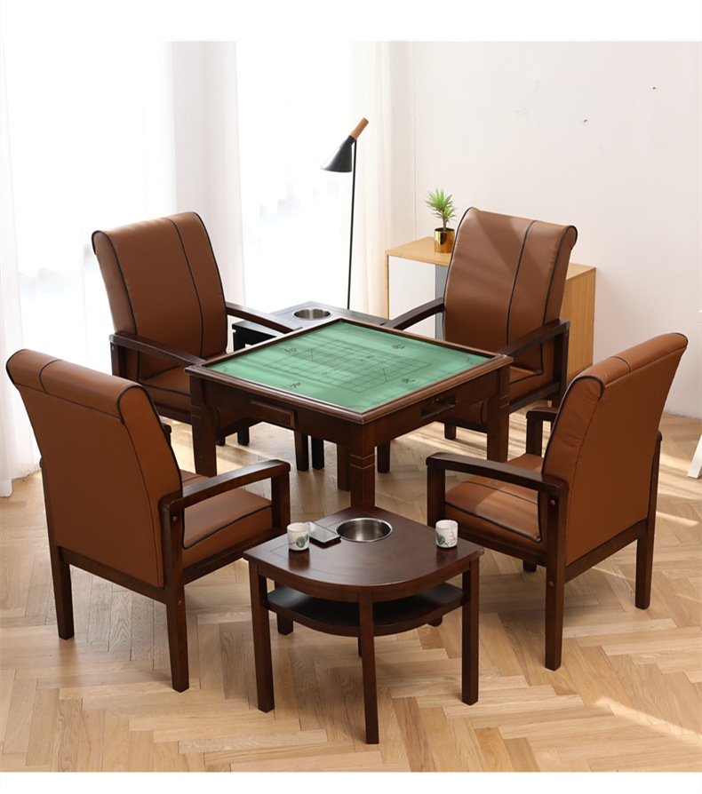 麻将椅办公椅中式高档实木电脑椅会议室靠背椅棋牌椅家用老板椅凳