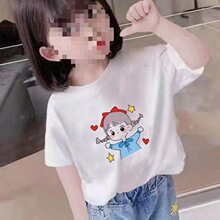 新款夏装上小女孩女童短袖t恤衣服儿童夏季半袖宝宝纯棉夏天2024