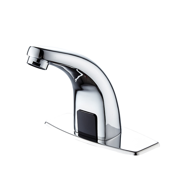 Copper Induction Faucet Automatic Intelligent Infrared Water Outlet Kitchen Public Bathroom Basin Faucet Water Tap