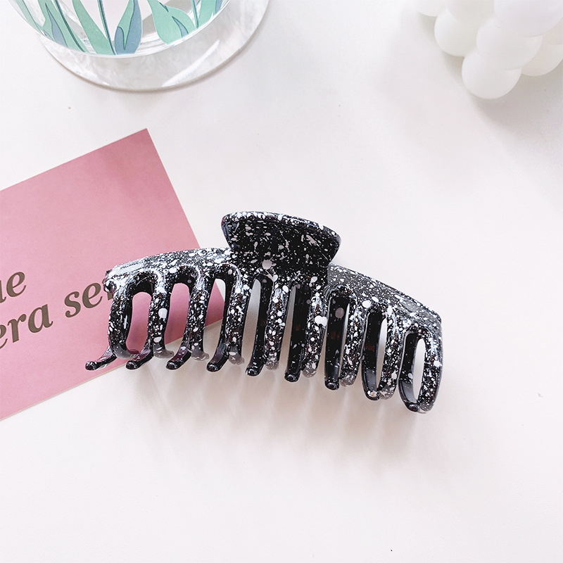 Korean Splash-Ink Updo Large Size Grip Hair Clip Hairpin Hair Clip Hair Claw