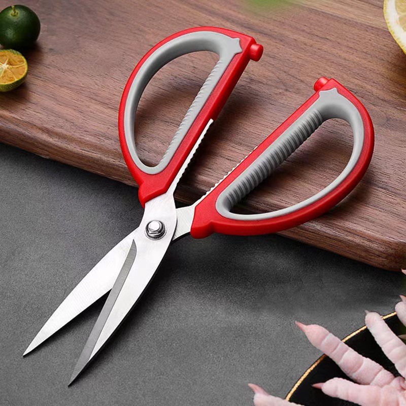 不锈钢家用剪刀强力厨房剪肉多功能裁缝剪学生手工美工大剪子德国