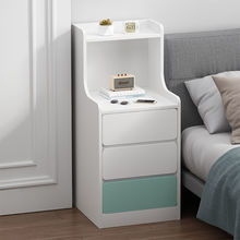 床头柜超窄卧室现代简约储物床边柜实木色简易床头夹缝收纳小柜子