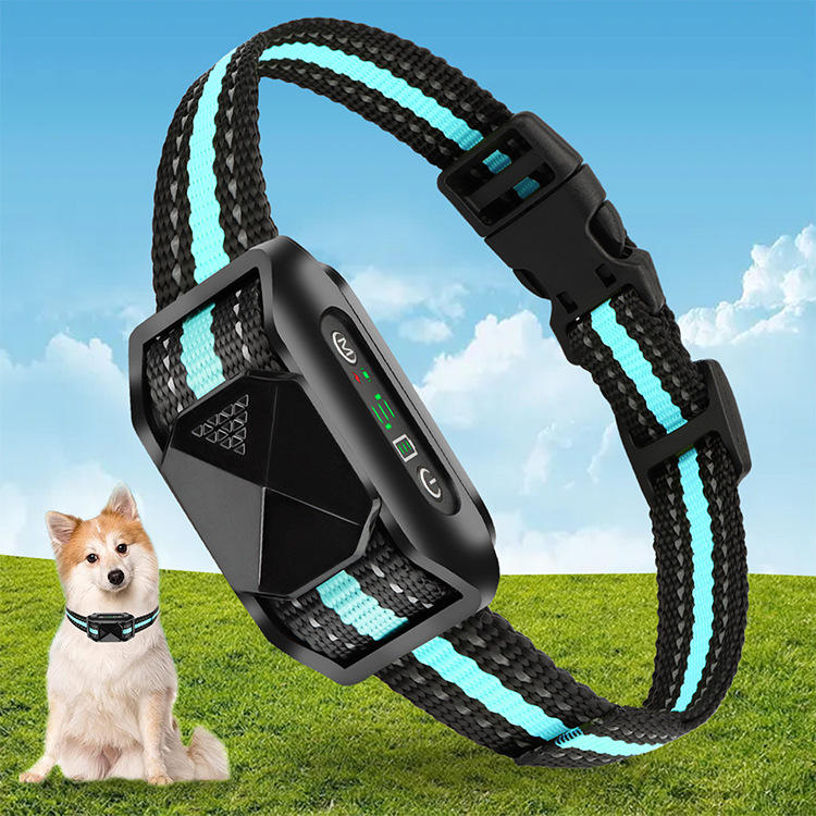 新款亚马逊智宠q20双重训练狗器智能宠物用品电击项圈止吠狗叫器