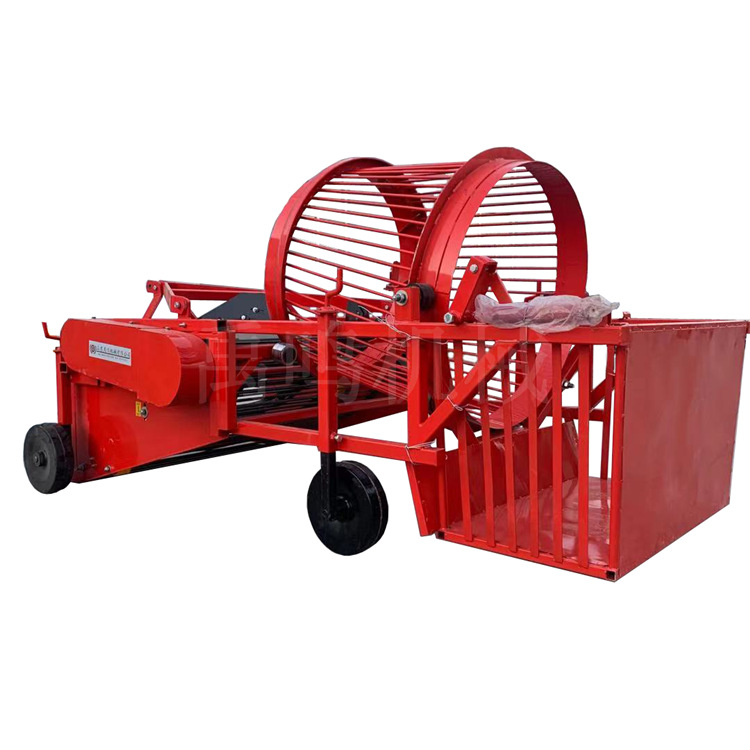 新款80马力以上拖拉机带残膜秸秆回收捡拾机 废旧地膜捡拾收集机