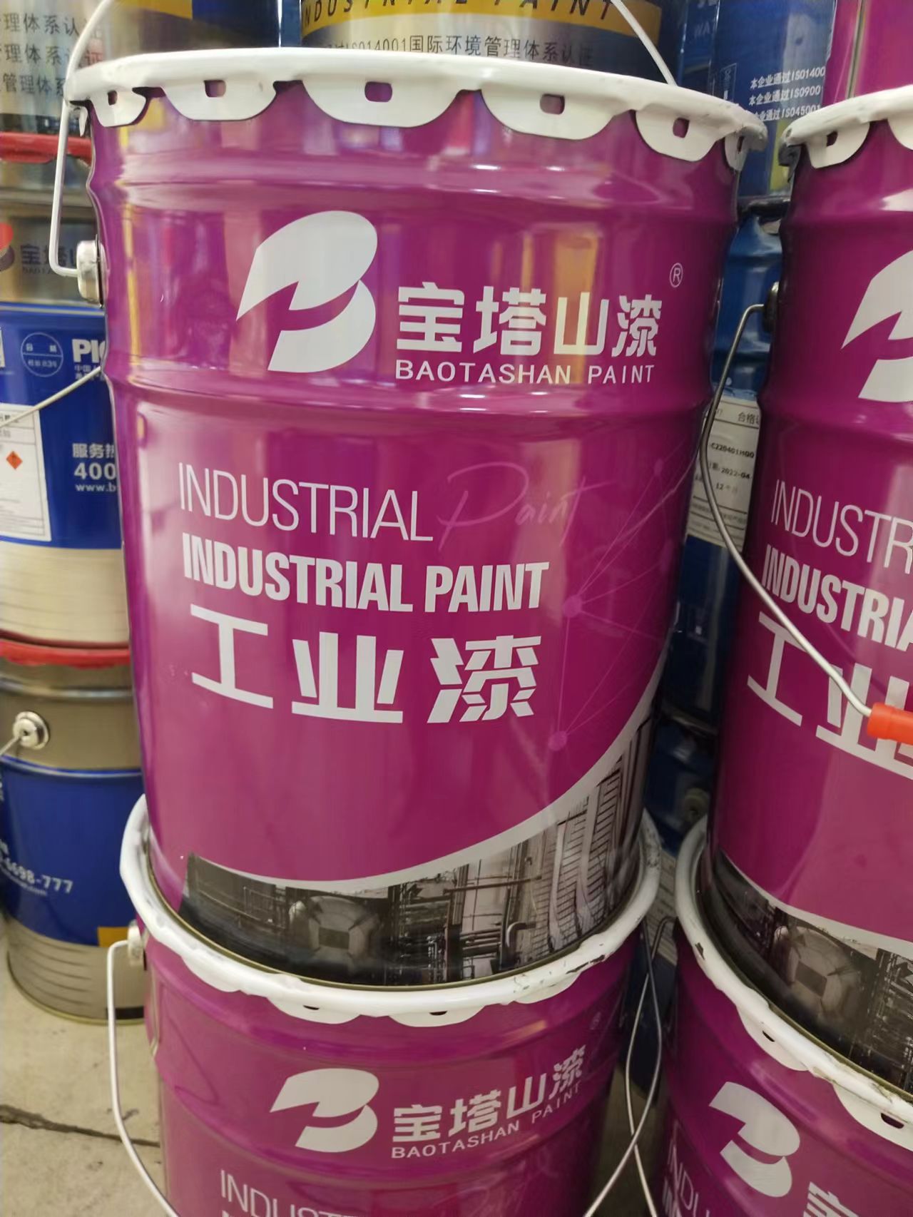 宝塔山漆  工程 聚氨酯磁漆    新包装    防腐面漆     耐磨性好