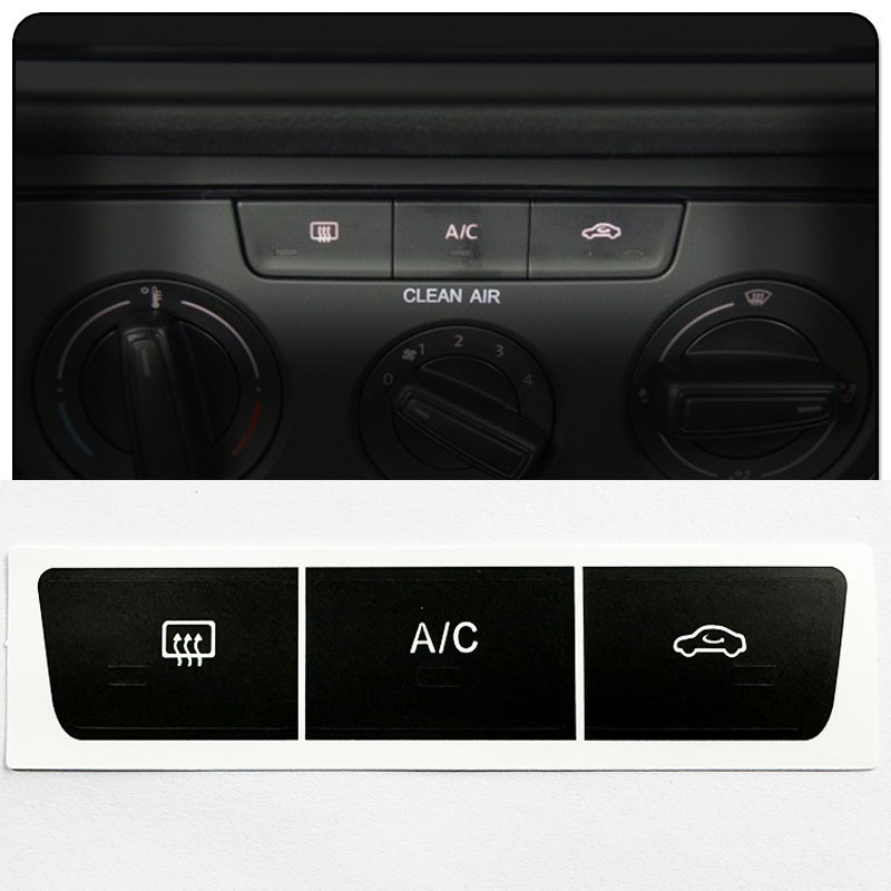适用13-17款大众朗逸 朗行 空调ac中控按钮修复贴纸vw lavida