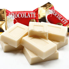 意芙牛奶白巧克力块散装250g-500g网红休闲零食年货糖果喜糖批发