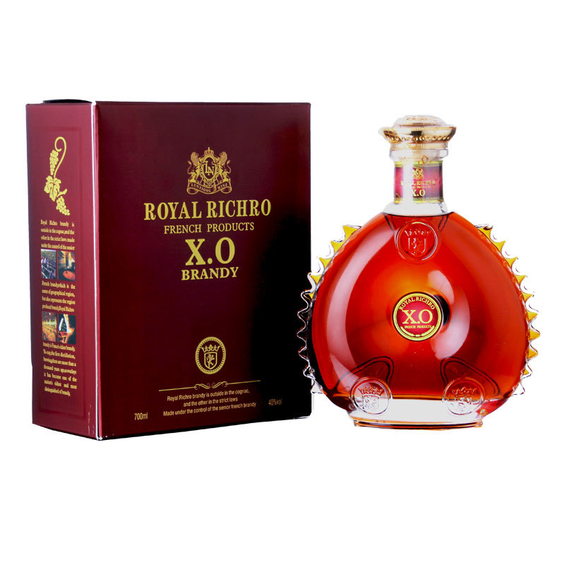 法国原液皇家理查罗迪曼xo白兰地700ml