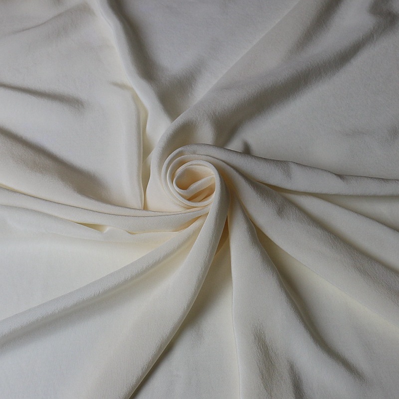 特惠零布 乳白色真丝双绉布料 桑蚕丝服装衬衣连衣裙裤子面料