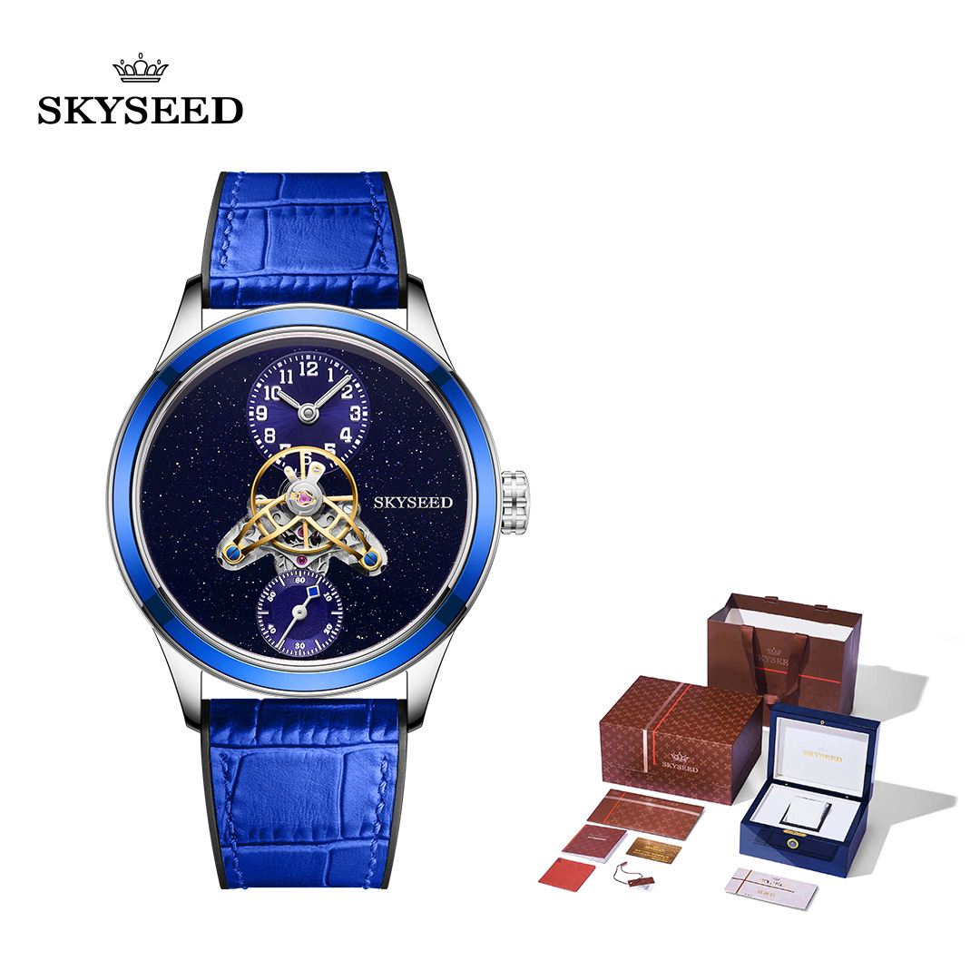 skyseed拉尼亚博林系列璀璨星河男士时尚自动机械腕表td