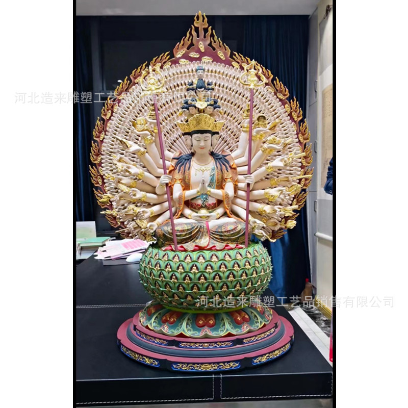 大型纯铜千手观音菩萨铜佛像千手千眼铸铜佛像-阿里巴巴