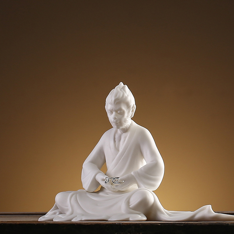 斗战胜佛大圣摆件孙悟空家居装饰品玄关工艺品新中式造景摆设