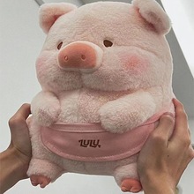 lulu猪公仔甜品猪毛绒玩具睡觉抱枕生日礼物娃娃吐司面包猪玩偶