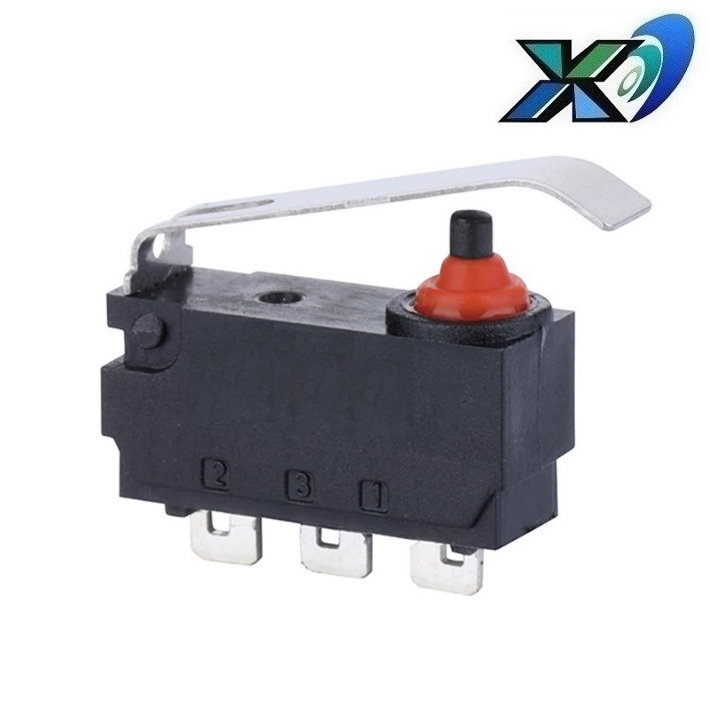 电器按压微动开关 数码ip67长柄防水开关 防水自复位微动开关