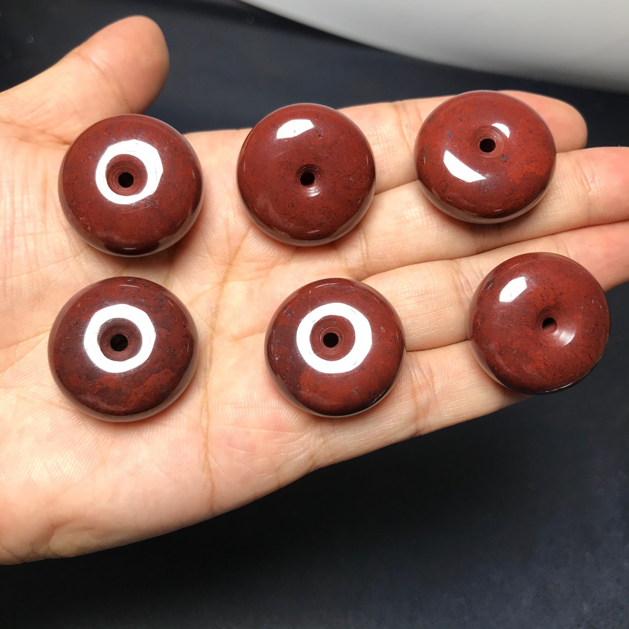 红伊丁平安扣吊坠陨石原石红伊丁平安扣挂件项链搭配直播货源