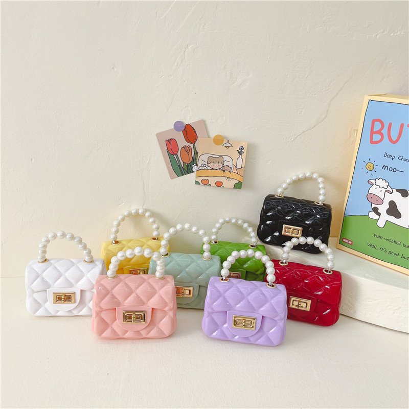 2024 New Cross-Border Hot Selling Gel Bag Portable Mini Bag Children's Small Bag Net Red Girl Cute Small Satchel