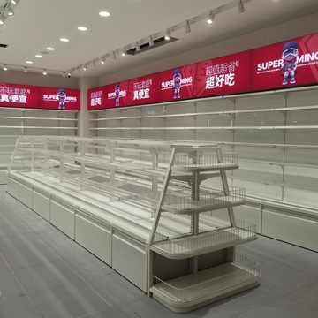 零食便利店同货架超市展示架进口食品单双面零食架-阿里巴巴