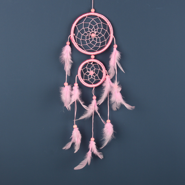 Simple Double Ring Dreamcatcher Room Hanging Decorations Opening Event Gift Night Market Stall Shopping Mall Push Small Gift