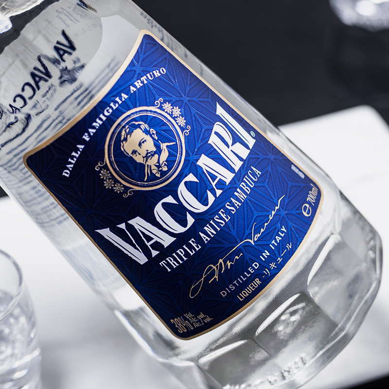 洋酒 森伯加开胃酒茴香白开胃酒配制酒 意大利进口 vaccari 700m