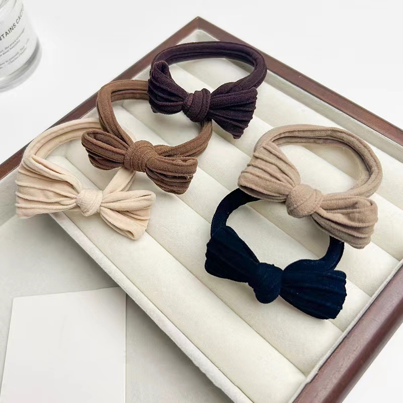 蝴蝶结发绳女2024新款高马尾扎头发橡皮筋高弹力耐用