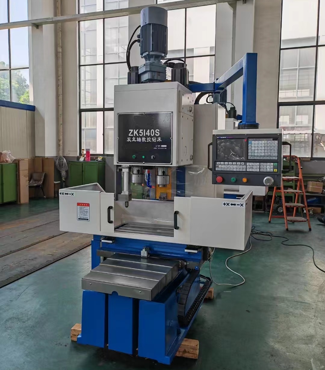 龙门钻铣床zx2515双主轴数控钻床方立柱钻床zk5140钻铣中心zx7640