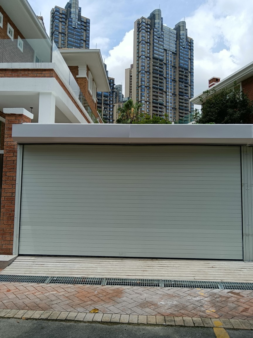 【车库门厂家上门安装】豪华铝合金车库门无线遥控带安全气囊保护